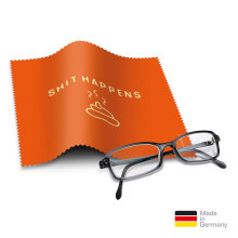 Brillenputztuch mit Designmotiv Sprüche Enjoy