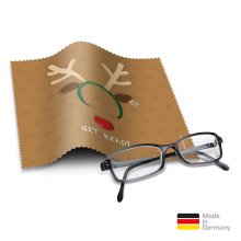 Brillentücher mit Designmotiv Weihnachten Weihnachtsmann