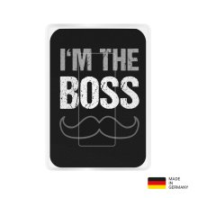 PocketCleaner® mit Designmotiv Sprüche Im the Boss